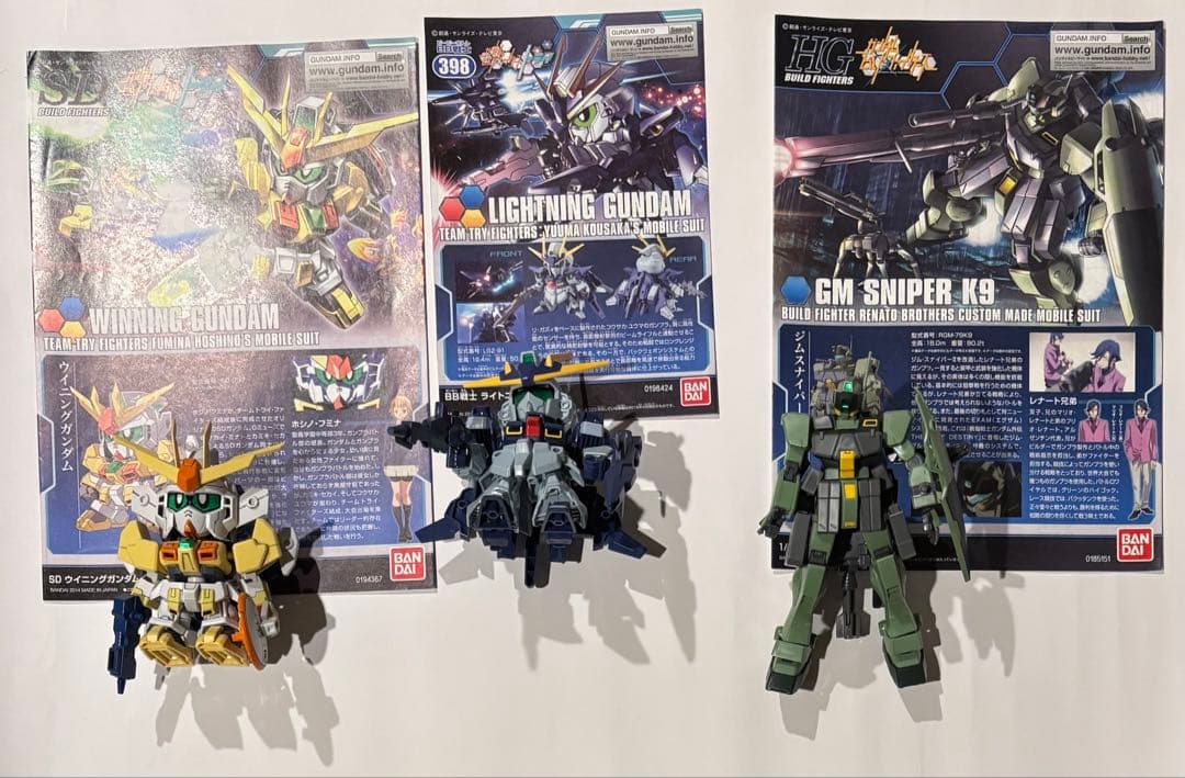 軌*焔様 HG ガンダムビルドシリーズ　完成品23体セット+説明書付