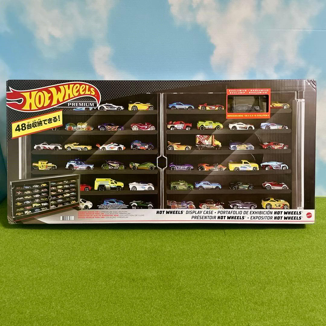 ホットウィール プレミアム ディスプレイケース　新品　未開封　ミニカー付き