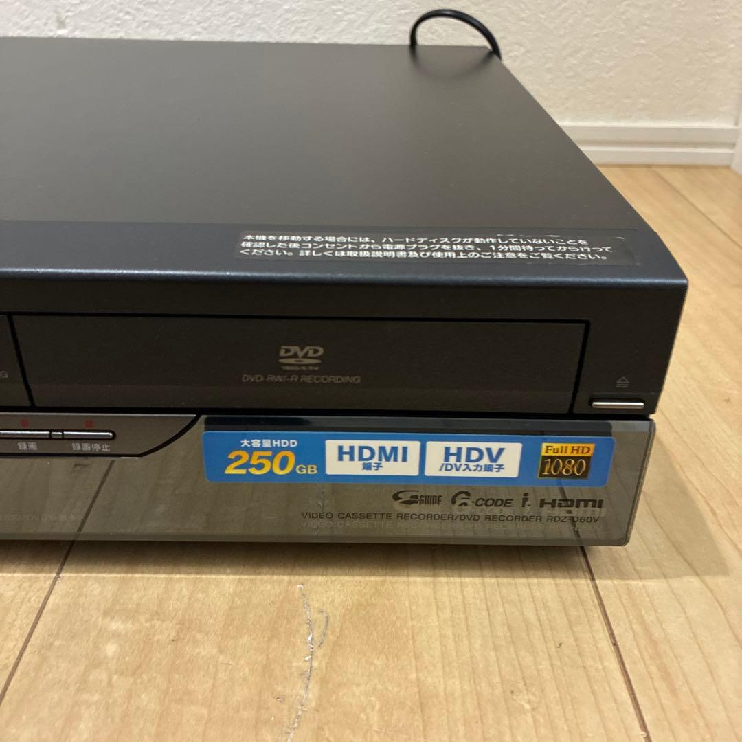 完動品！！VHS・DVDレコーダー SONY RDZ-D60V