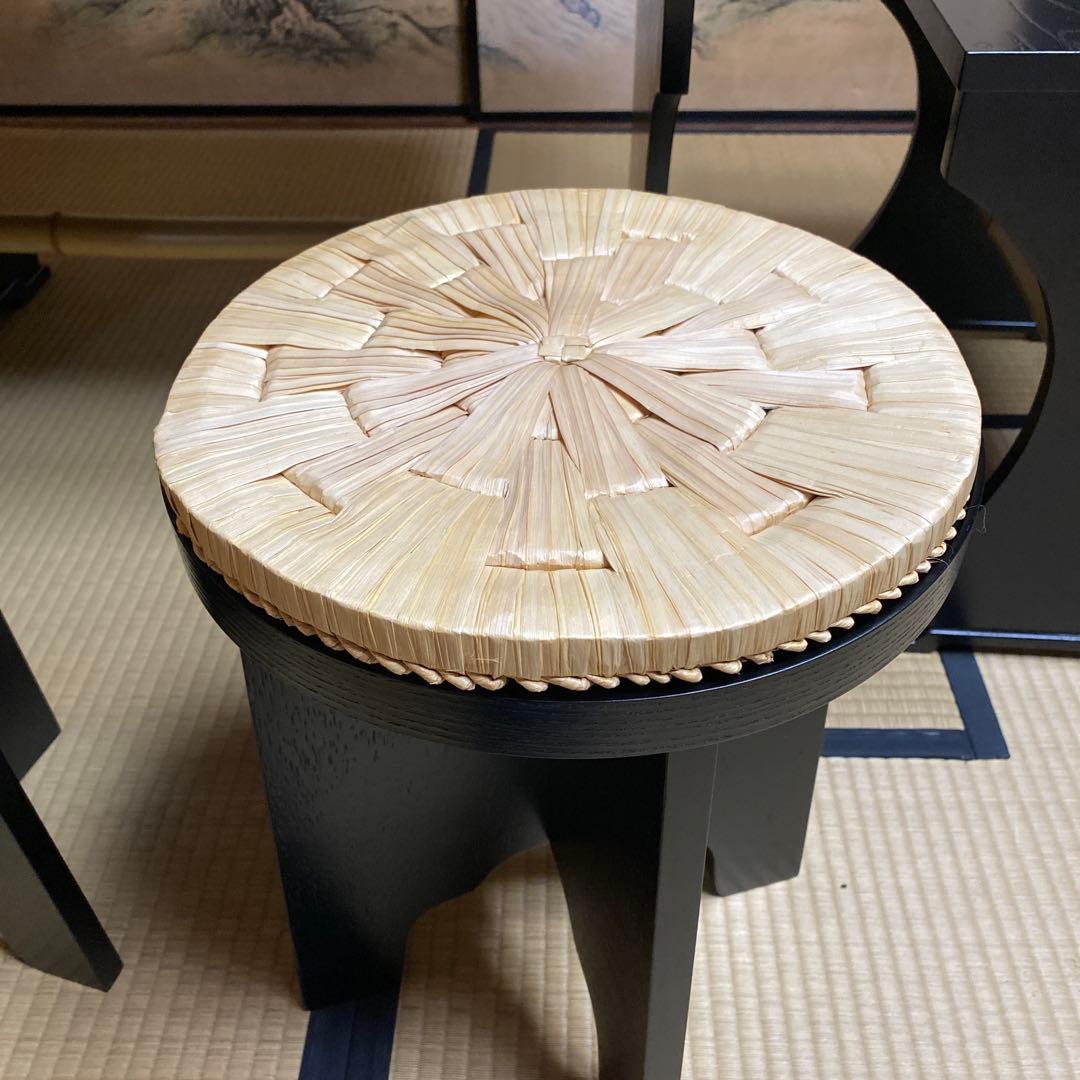 茶道具 立礼棚（りゅうれいだな） 点茶盤 掻合塗 表用セット