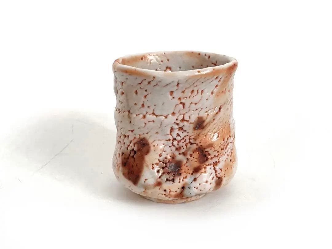 陶芸家　林正太郎　志野　湯呑　共箱