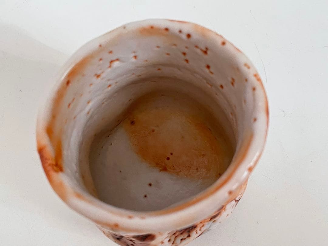 陶芸家　林正太郎　志野　湯呑　共箱