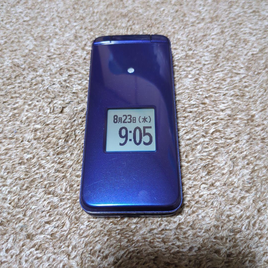 南*ほ様 【美品】ガラケー　auかんたんケータイ KYF43 京セラ　ロイヤルブ