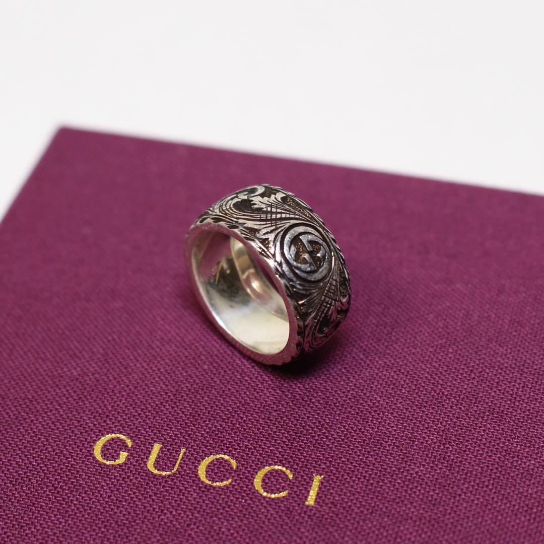 新品未使用 GUCCI キャットヘッド 定番シルバーリング 12号 指輪
