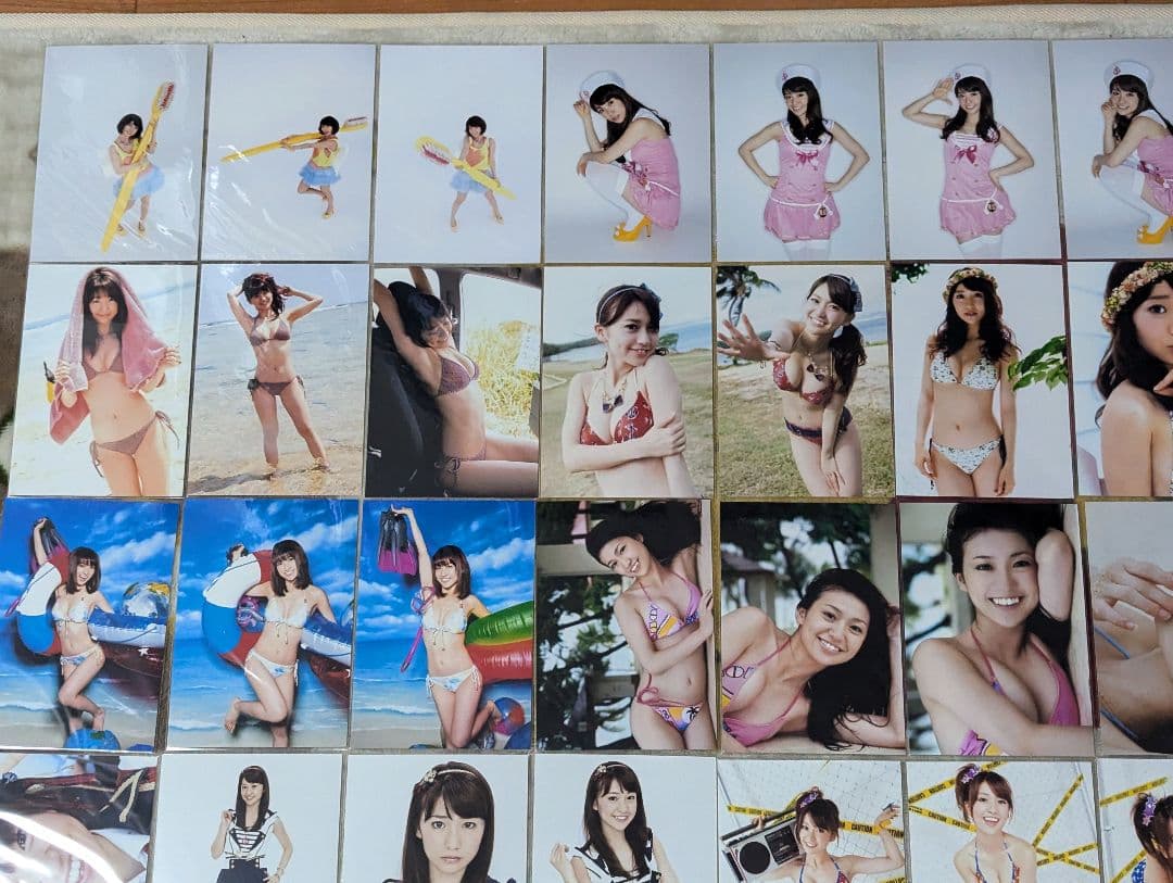 貴重 非売品 美品 オフショット 生写真 無修正 70枚 大島優子④