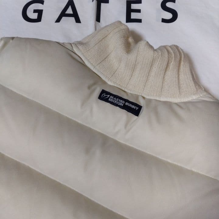 ⭐極暖⭐パーリーゲイツ⭐マスターバニー⭐ダウンニット⭐ホワイト系⭐M⭐