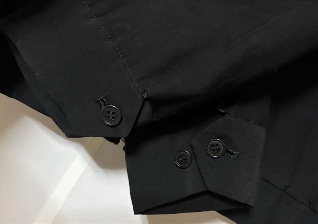 Dry Bones ギャバジャン Mサイズ　ブラックピンク　レーヨンジャケット