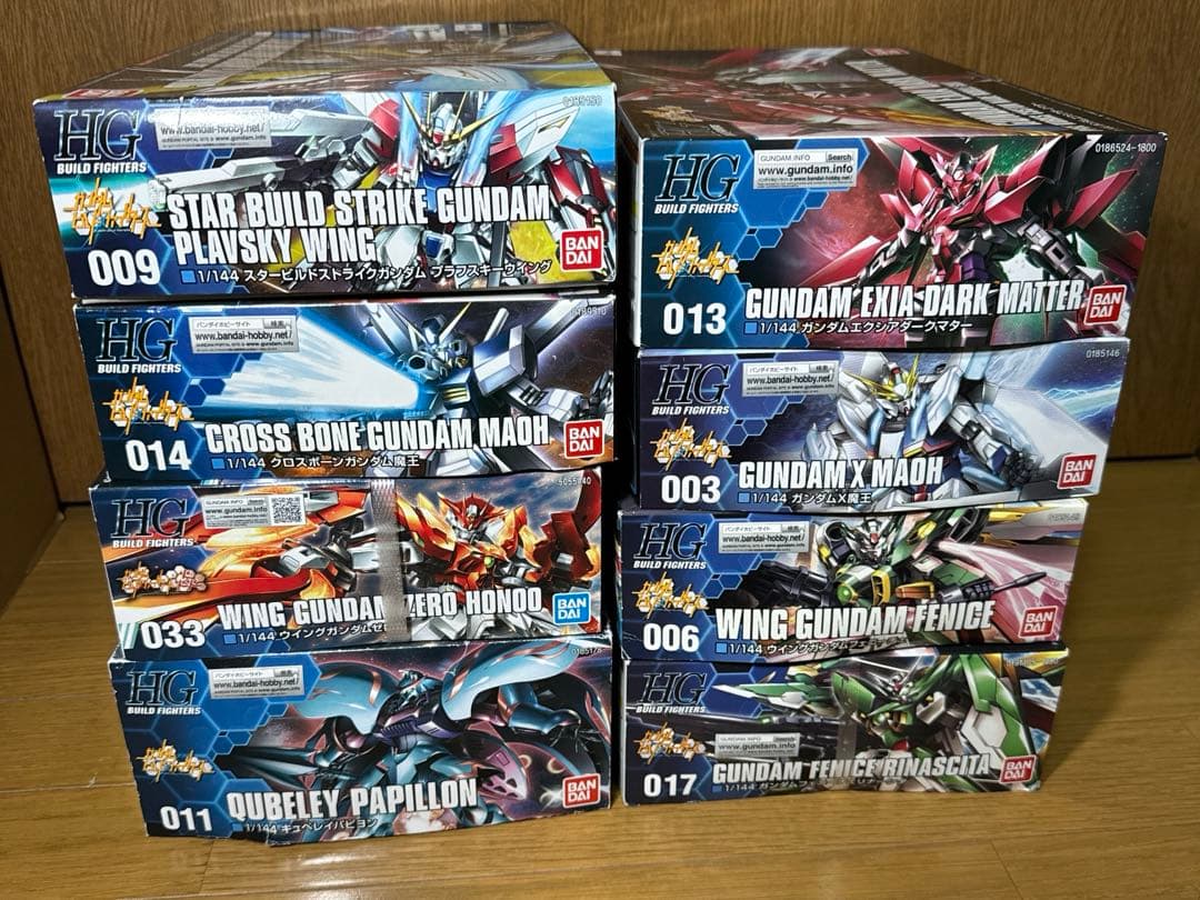 【新品・未組立】HGBF 1/144 ガンダムX魔王 キュベレイパピヨン等