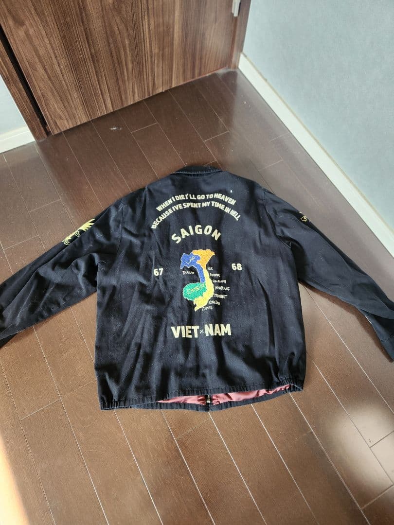 ワイパースーベニアジャケットSizeMサイゴン刺繍ジャケット 67-68年