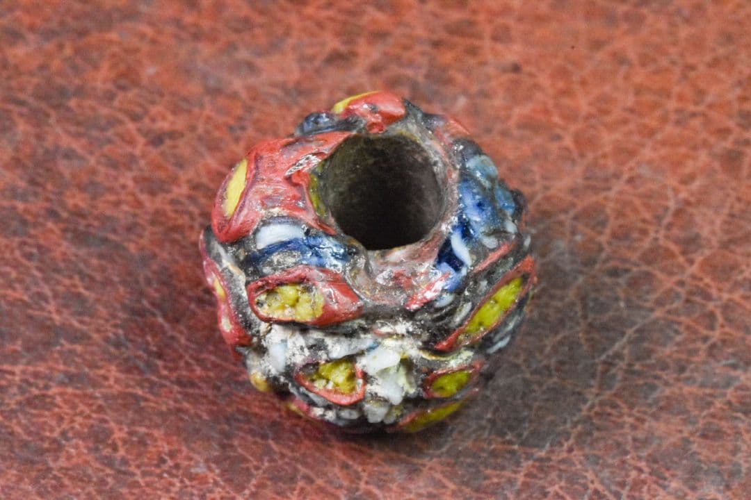 7〜10世紀 アフガニスタン出土 イスラムモザイクビーズ