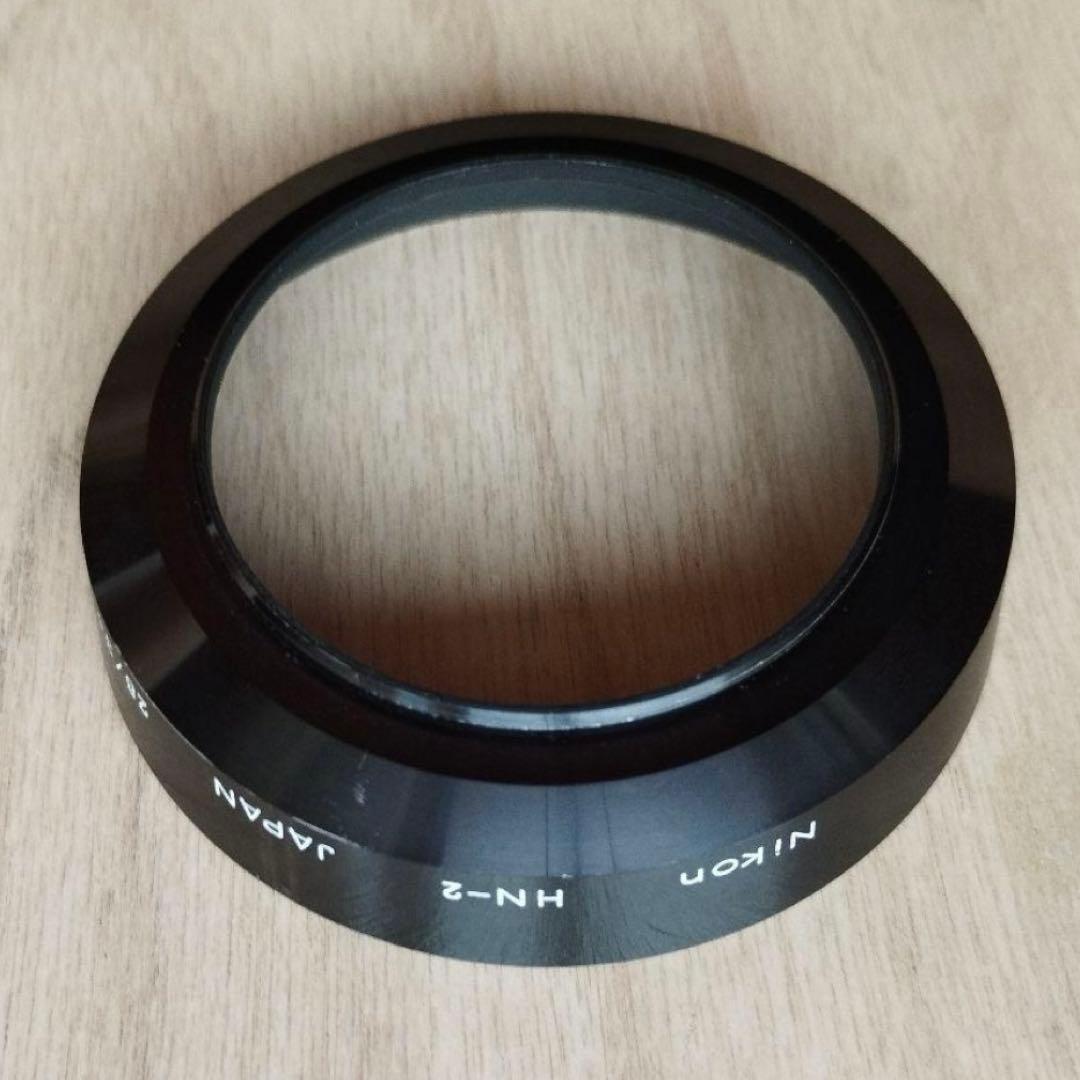 Nikon AF Nikkor 28mm f/2.8 レンズ メタルフード付