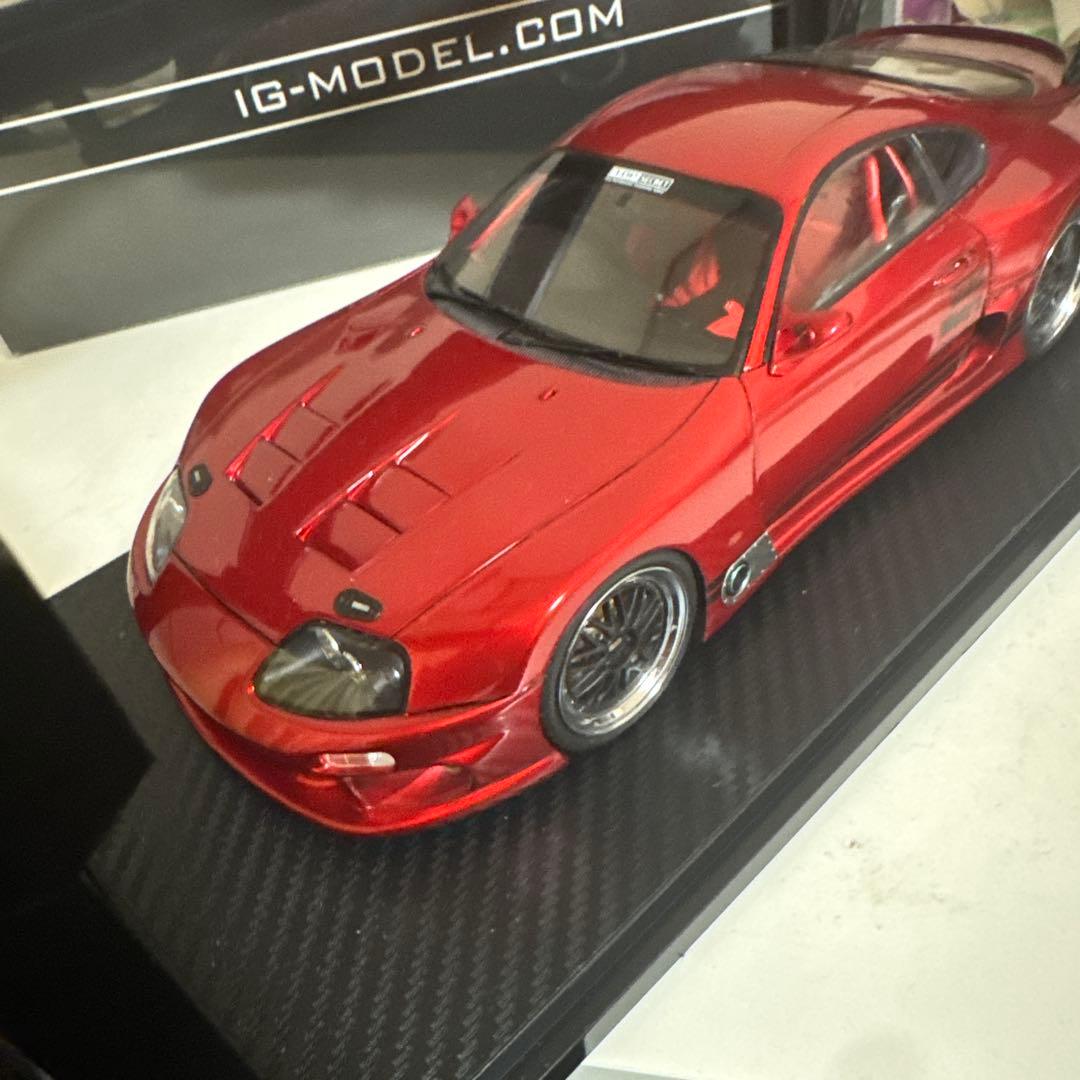 IG-Model トヨタ スープラ 1/18 レッド トップシークレット