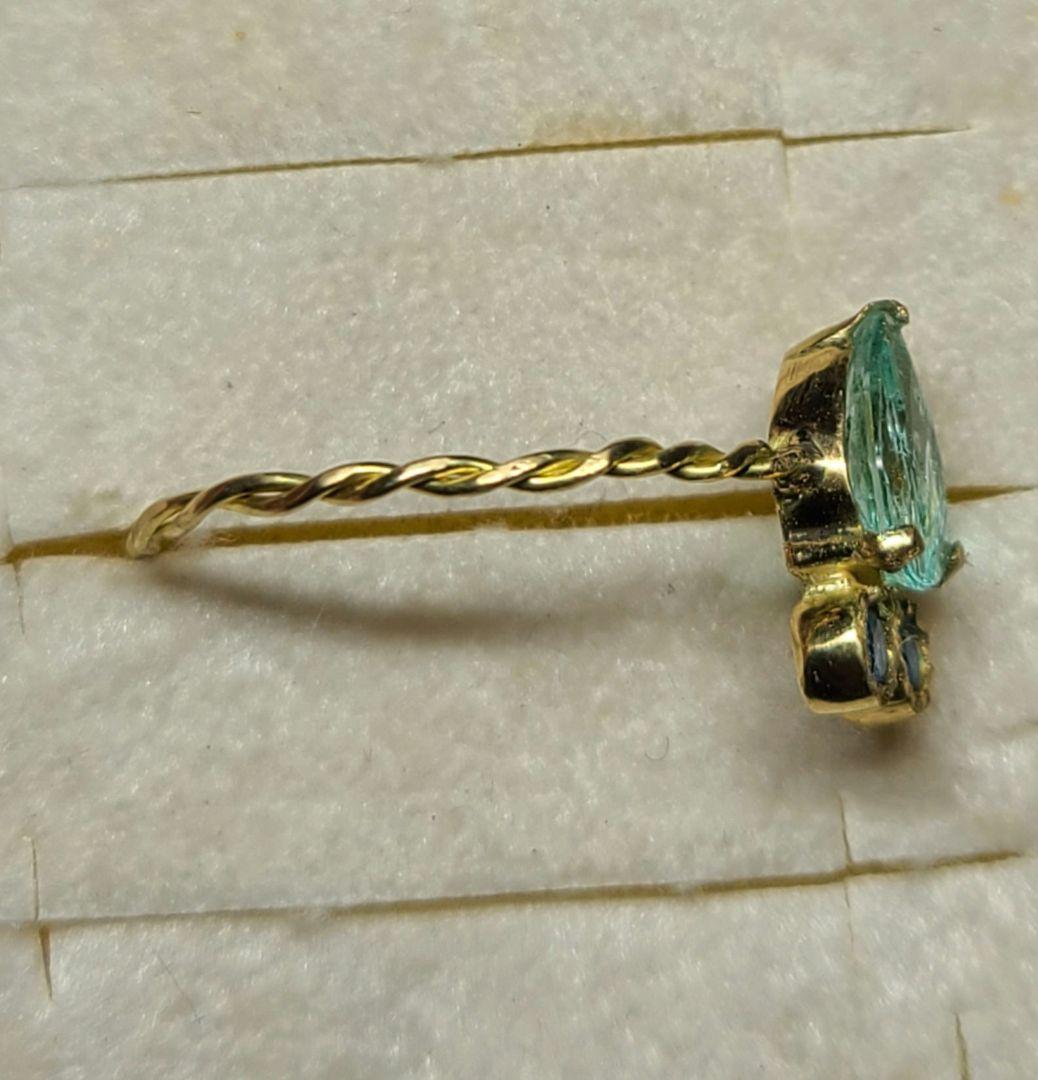 ミラノ日本の職人の腕が光る逸品です!★天然パライバトルマリン★