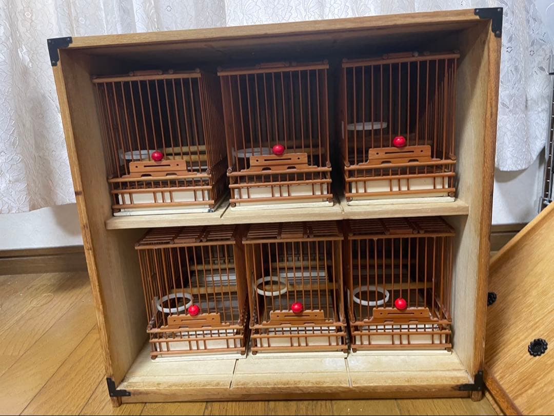 メジロ　寝かせ箱　カゴ６個セット③