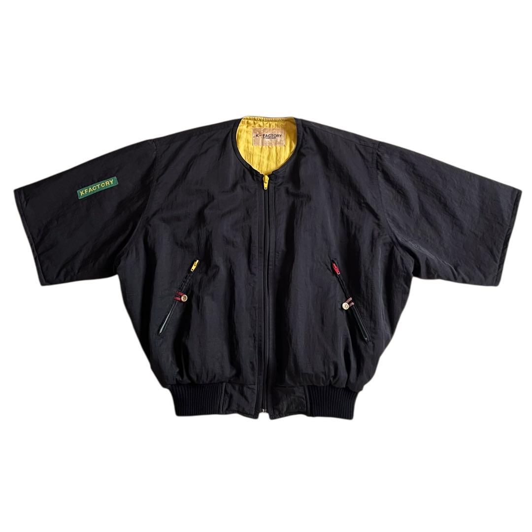 K-FACTORY 池田ノブオ 半袖 ナイロン ブルゾン ジャケット 80年代
