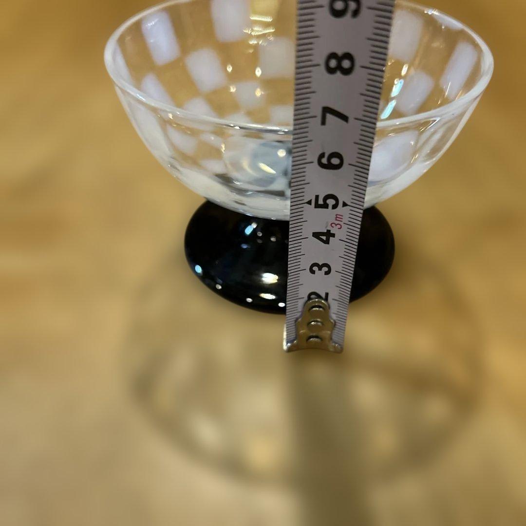 廣田硝子 大正浪漫硝子 氷コップ デザートカップ 水玉 乳白 和グラス二つ