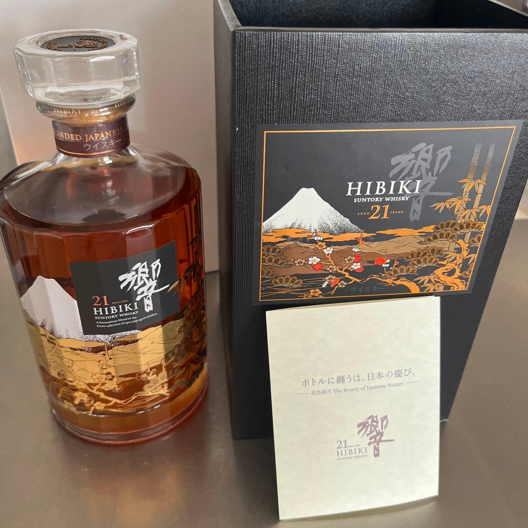 サントリー ウイスキー  響21年 意匠ボトル 花鳥風月　700ml