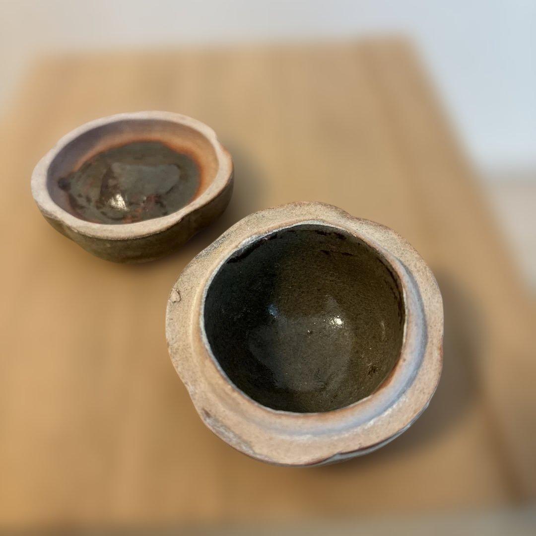 十四代亀井味楽 梅香合 高取焼