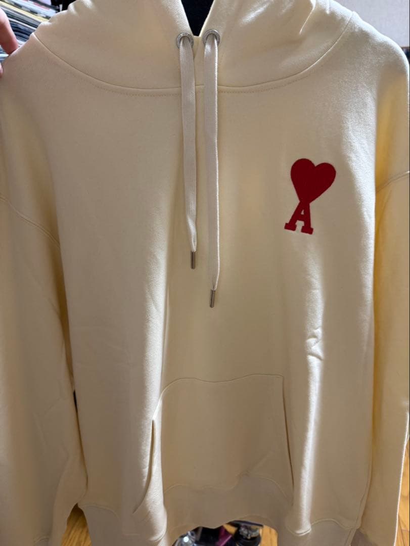 ami フード付きパーカー クリーム色2つセット