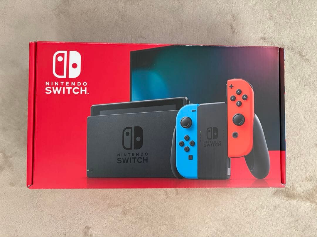 Nintendo Switch ネオンブルー/ネオンレッド 本体　箱あり