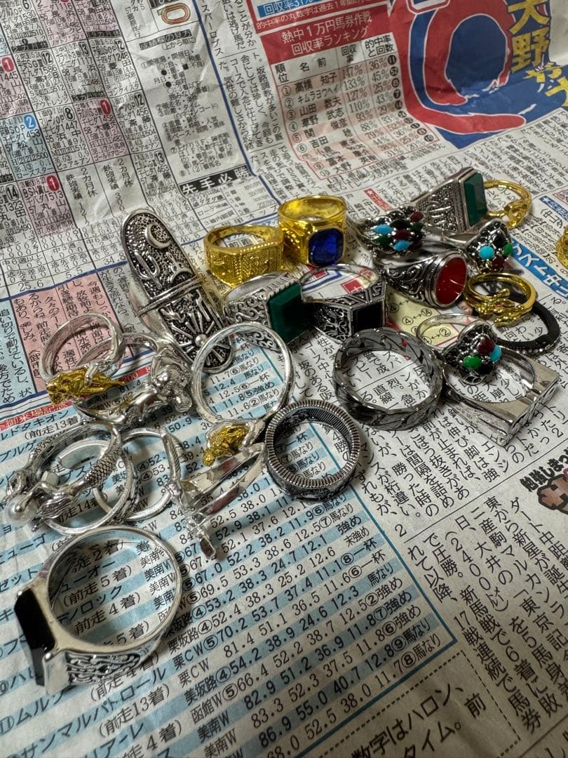 (複数のデザインのリングセット)