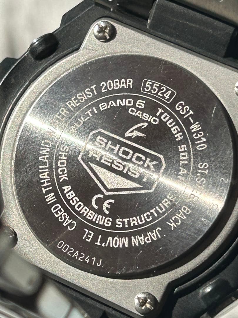 【美品】G-SHOCK GST-W310D 電波ソーラー