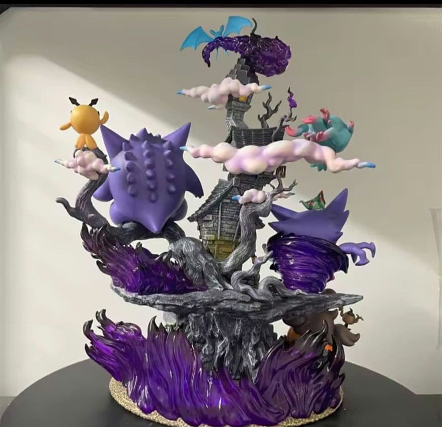 ポケモン フィギュア ゴーストタイプ ジオラマ 海外製 全長31cm