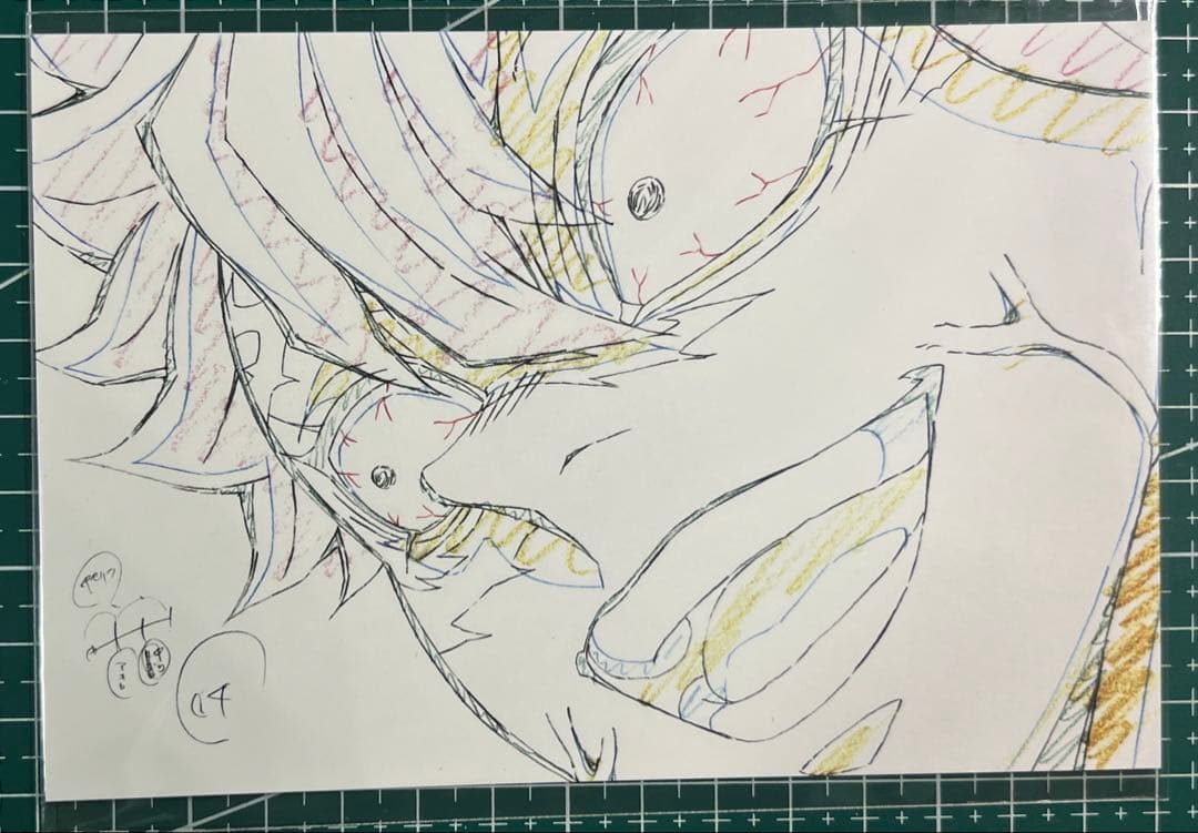 ②鬼滅の刃 柱展 柱表情　原画ポストカード 不死川実弥