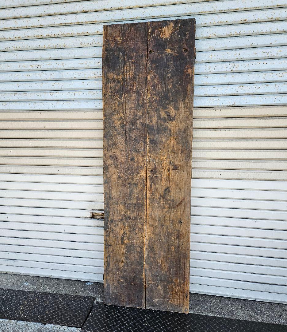 日本のアンティーク 枯れた木の飾り台 裁ち台 古材 古木 裁ち板 作業台