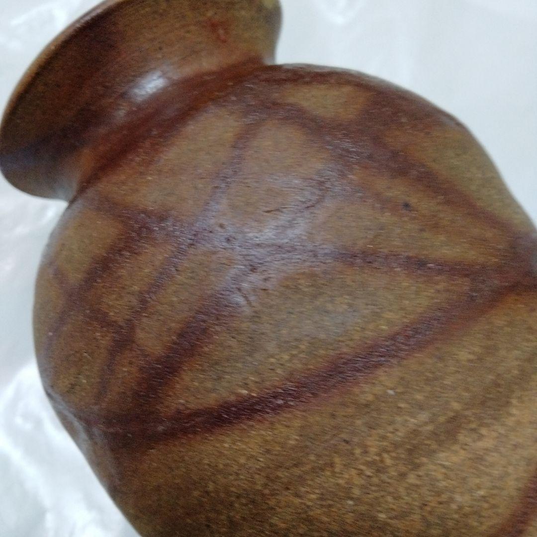 火だすき 緋襷 花器 華道具 茶道具 陶器 花瓶 在銘：榮