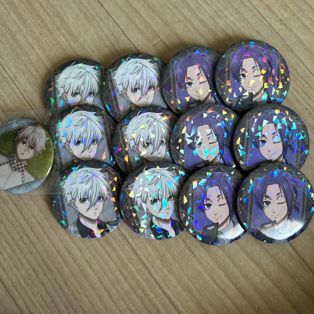 【匿名配送】凪、玲王　缶バッジ12個セット　おまけ付き