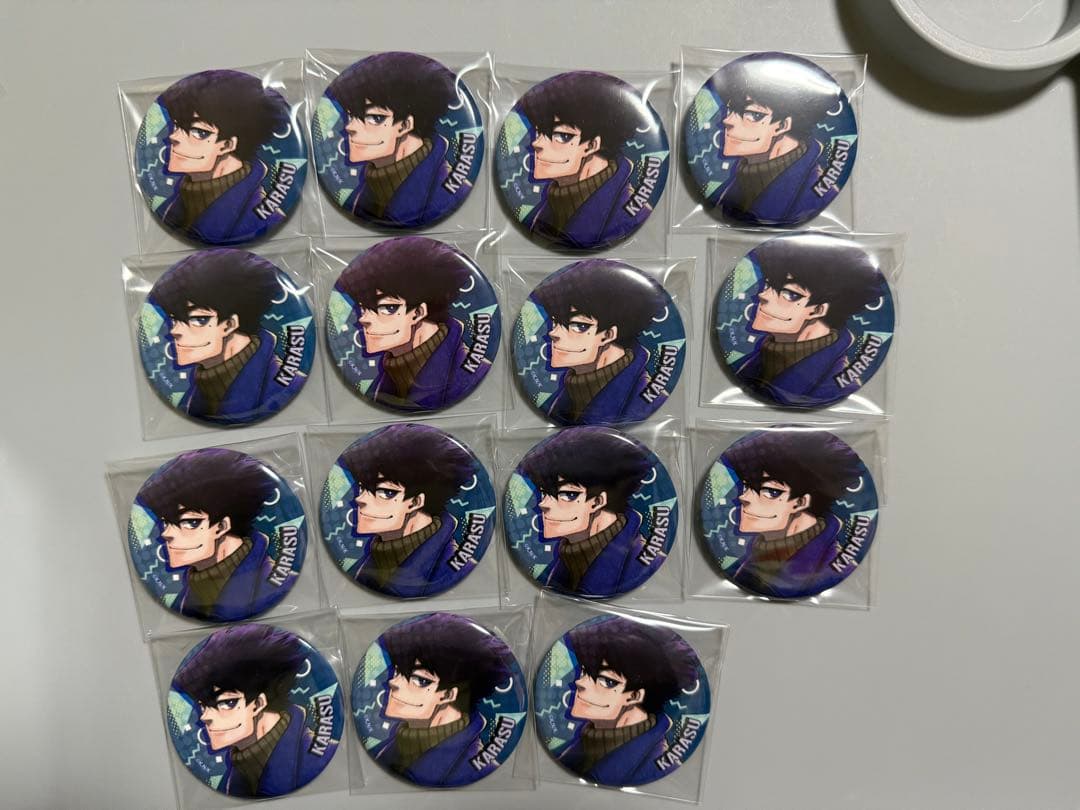 ブルーロック　私服　缶バッジ　烏旅人