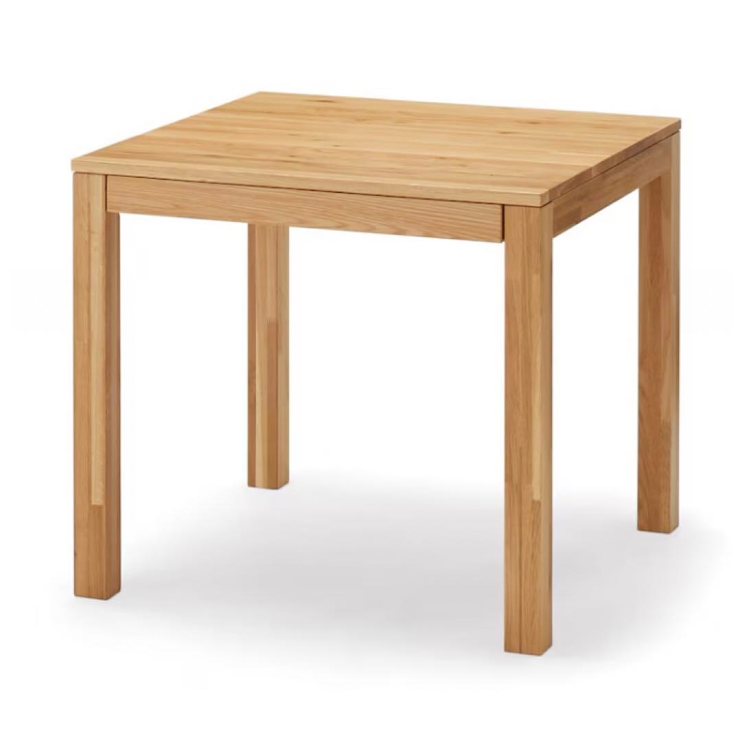 ☆MUJI 無印良品 出付・幅80㎝ 正方形 ダイニングテーブル 良品計画