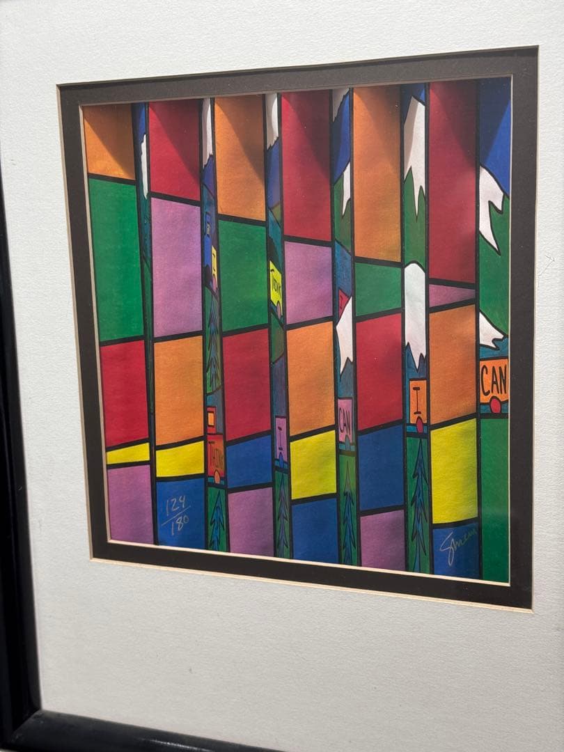 3D アートリトグラフ　「I THINK I CAN」 限定124/180