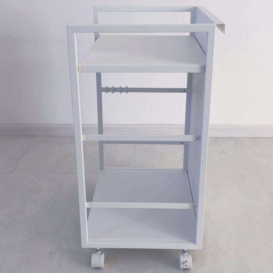 新品　目隠しワゴン タワー 山崎実業 tower キャスター付き ワゴン