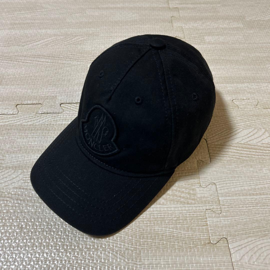 MONCLER キッズキャップ　ブラック　S