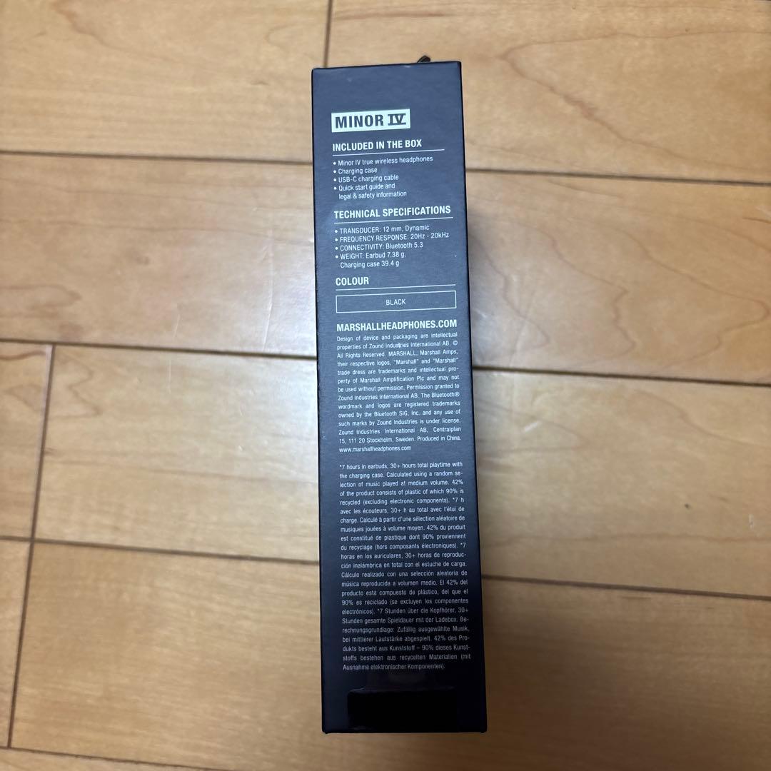 あずき マーシャル イヤホン MINOR4