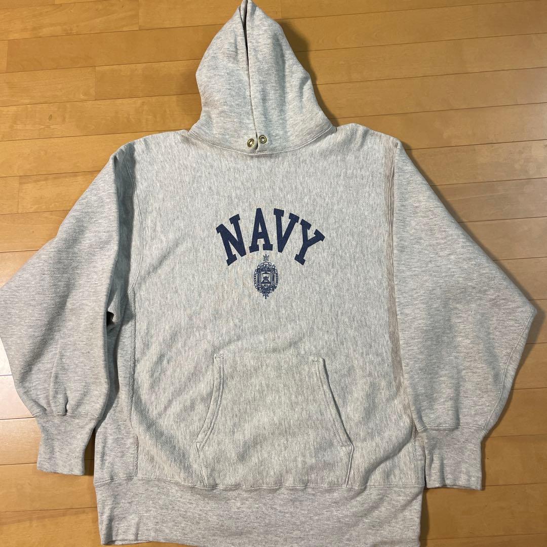 拓*郎様 極上フカフカ 80s 初期 チャンピオン リバースウィーブ NAVY