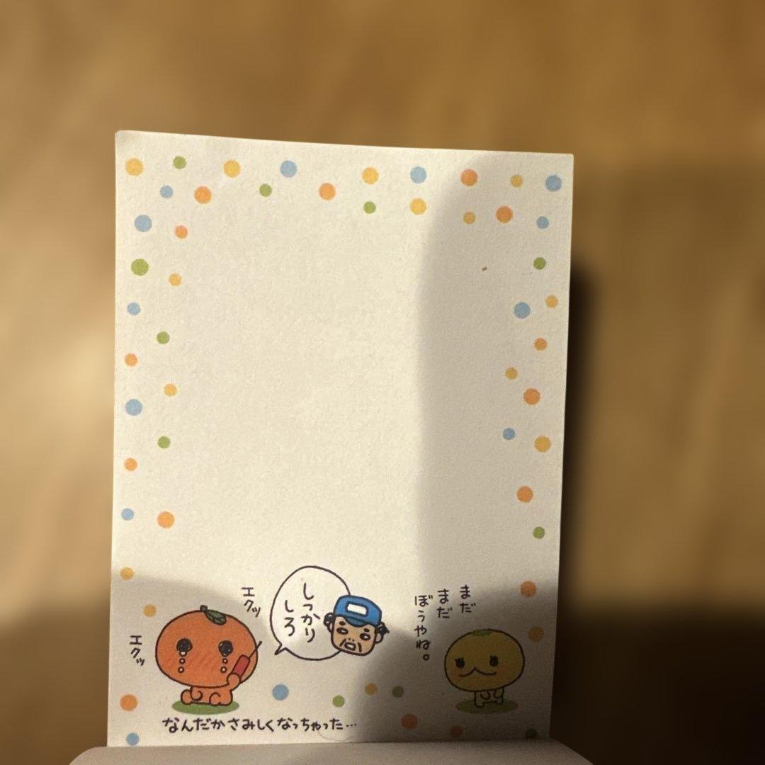 【当時物・未使用】みかんぼうや　ミニメモ帳　平成レトロ