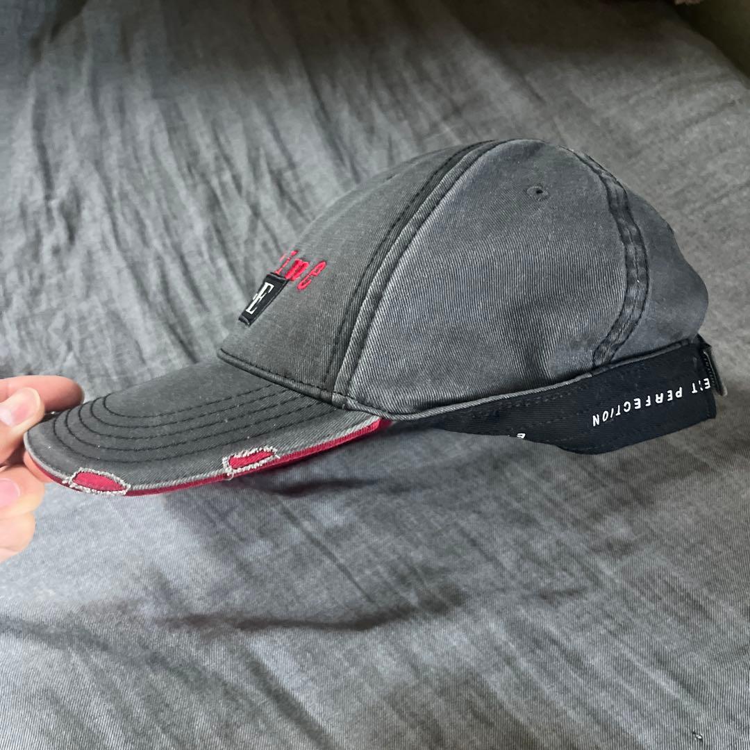 Martine Rose 25SS roll black刺繍 キャップ