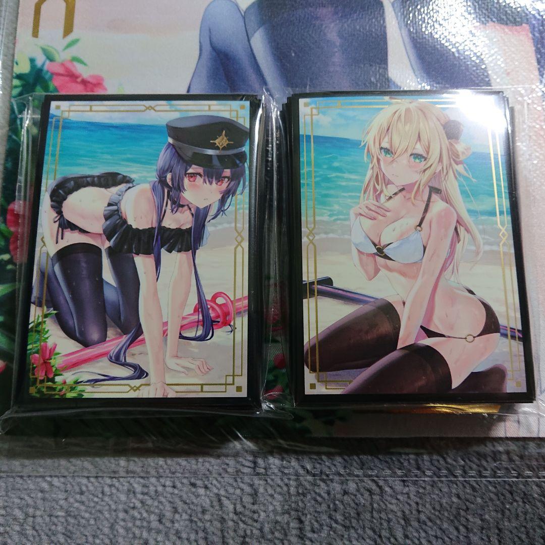 α1 遊戯王 浜辺&水着 閃刀姫 レイ&ロゼ(新作) スリーブ&プレイマット