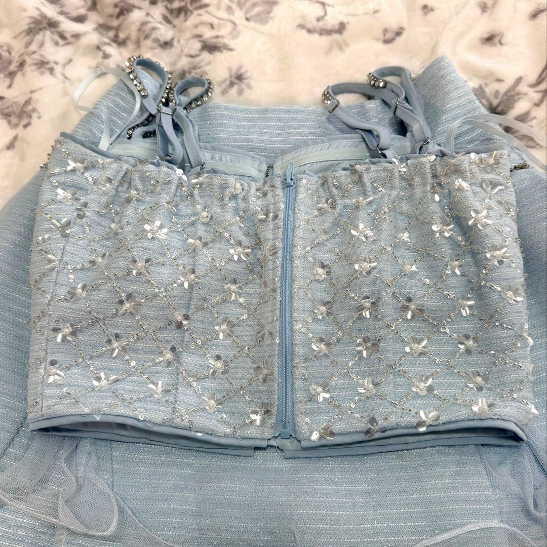 ROBE￼deFLEURS ローブドフルール fm3563 Blue Sサイズ