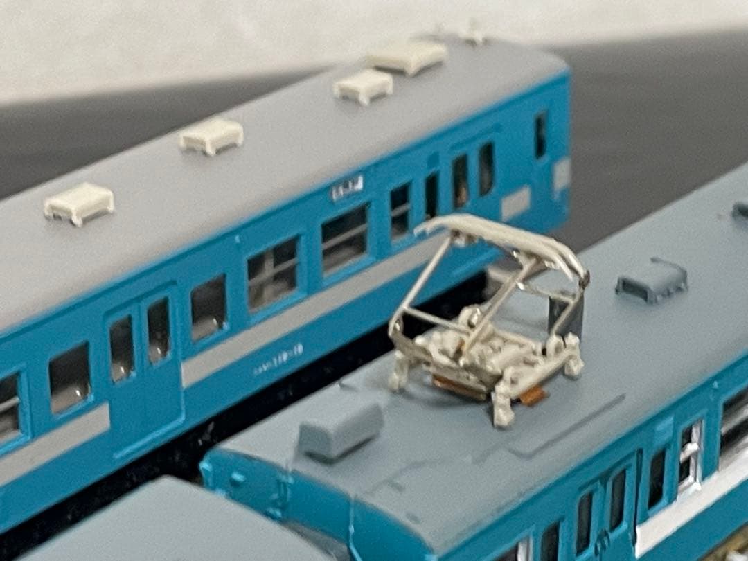 【現状品】グリーンマックス 119系　組み立て品　二両＋二両　動力化済み