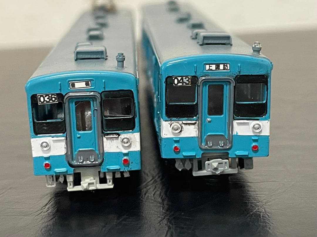 【現状品】グリーンマックス 119系　組み立て品　二両＋二両　動力化済み