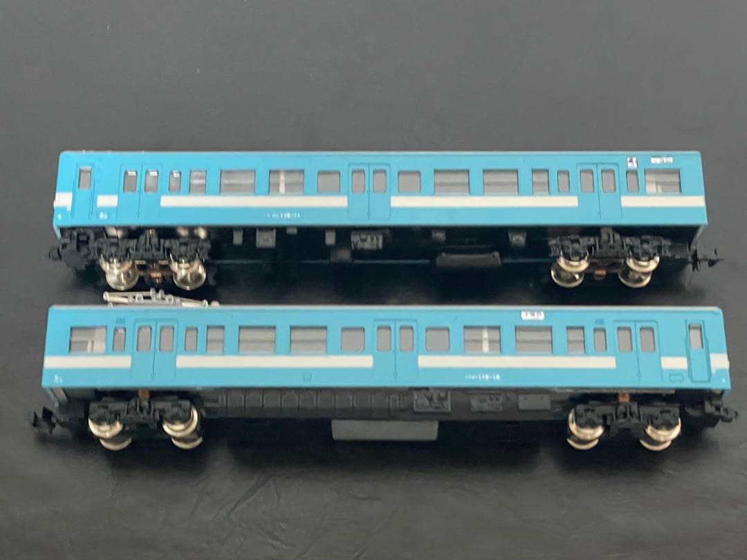 【現状品】グリーンマックス 119系　組み立て品　二両＋二両　動力化済み