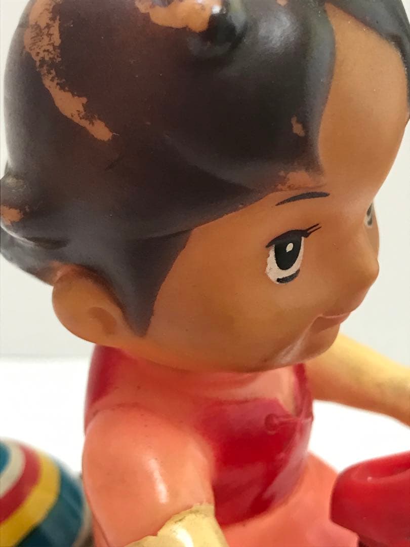 アルプスの少女ハイジ ソフビ・ブリキ三輪車　I. 976