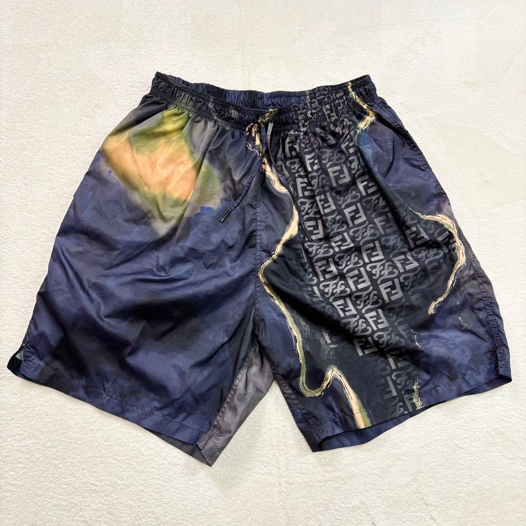 未使用級 フェンディ スイムパンツ ズッカ柄 水着 大きいサイズ