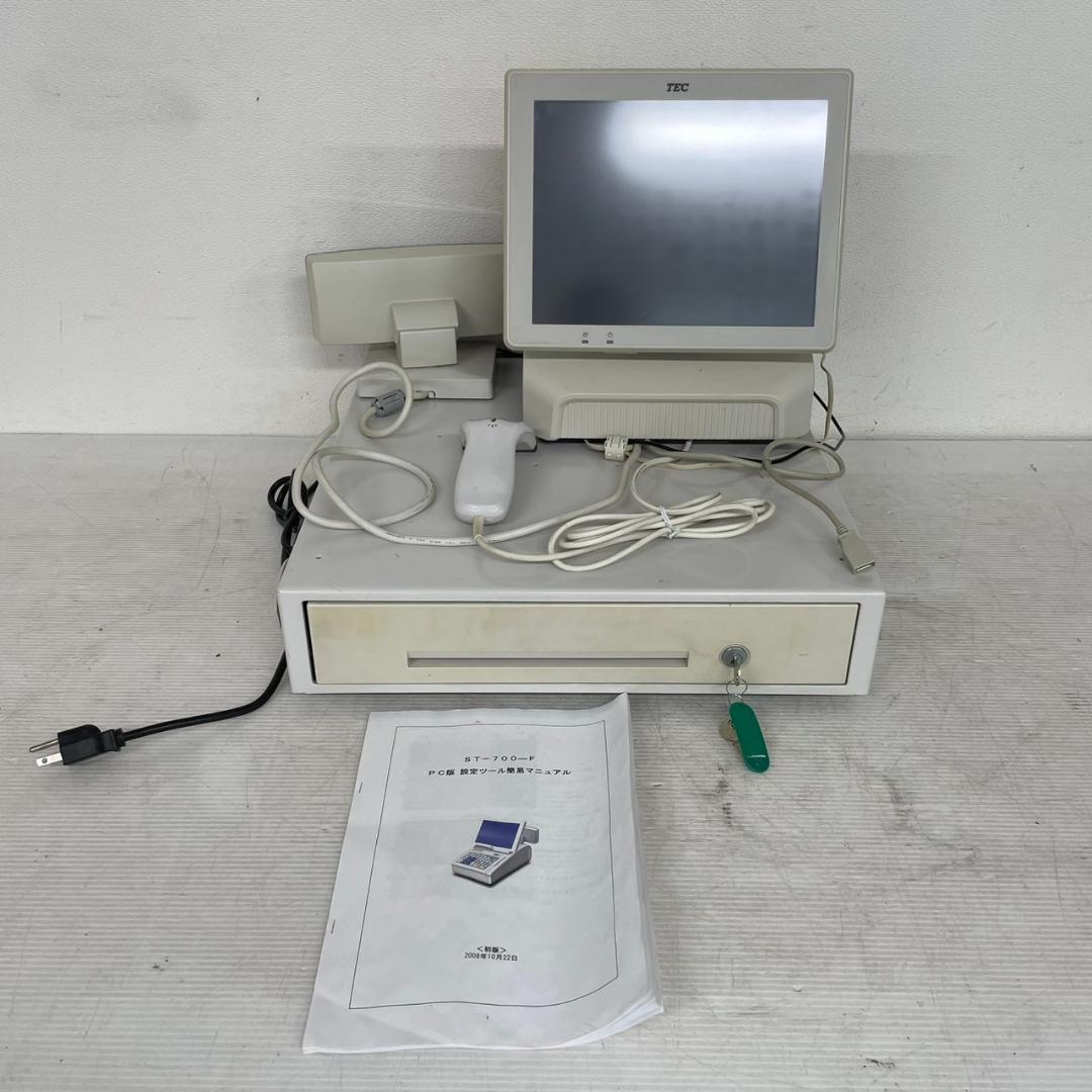 東芝テック 電子レジスター POSレジ TEC QT-10 ② J0771