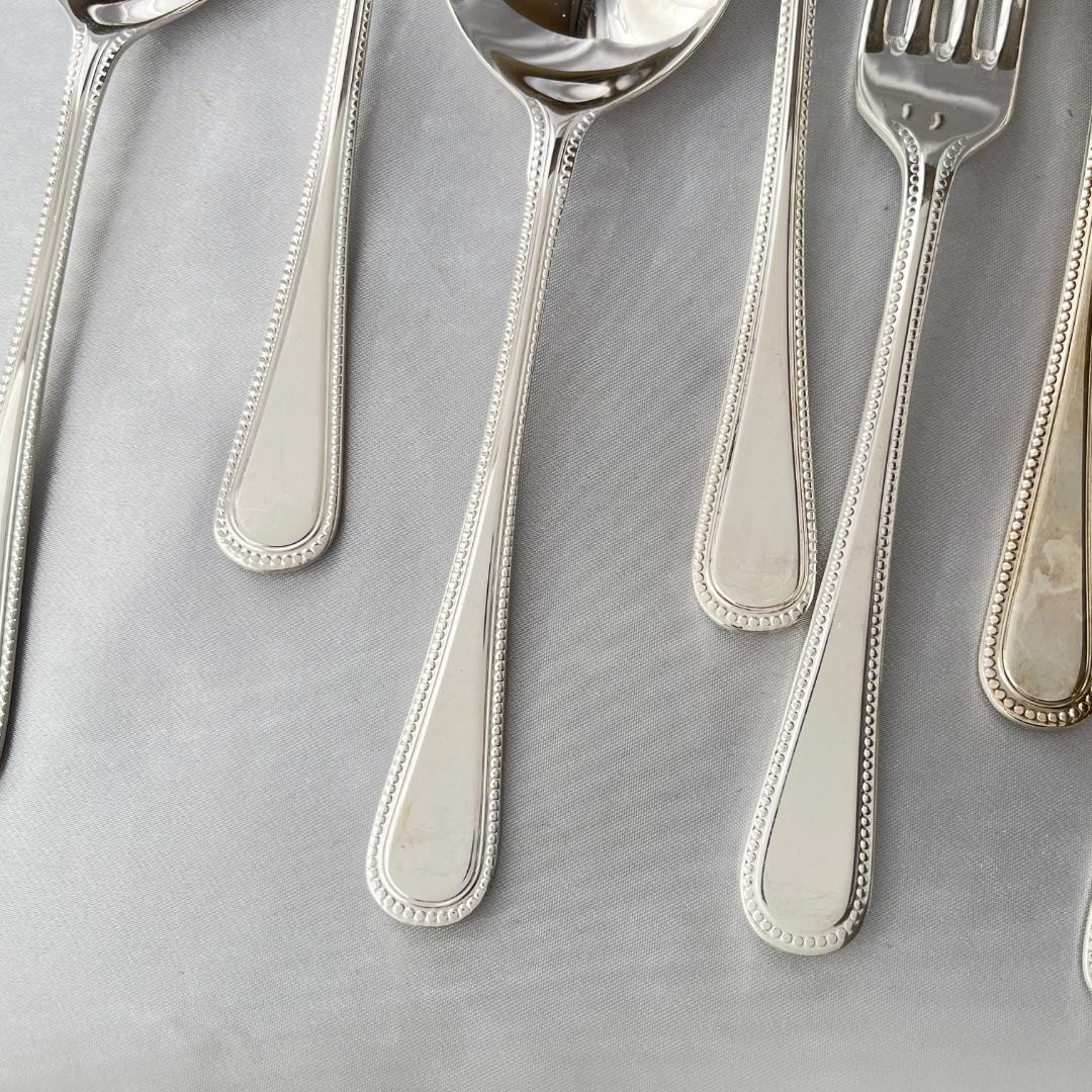 【Cooper Ludlam】パールのディナーセット 4名用18本組