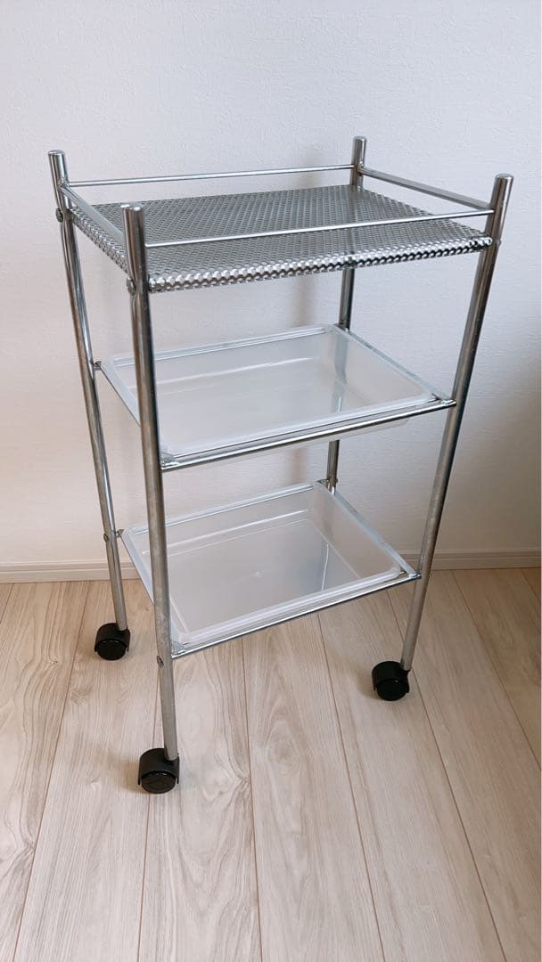 ☆ロコ☆ キャスター付3段ワゴン ヘアサロン バーバー 美容室 理容室